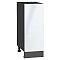 Шкаф нижний с 1-ой дверцей Фьюжн Angel Graphite 816*300*480 Шкаф нижний с 1-ой дверцей Фьюжн Angel Graphite 816*300*480