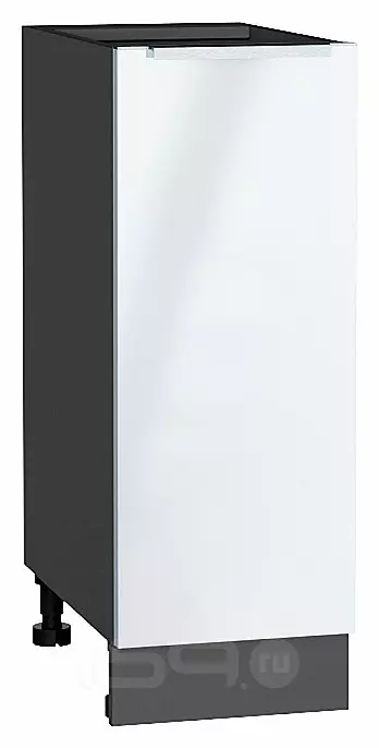 Шкаф нижний с 1-ой дверцей Фьюжн Angel Graphite 816*300*480