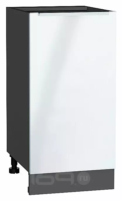 Шкаф нижний с 1-ой дверцей Фьюжн Angel Graphite 816*400*480