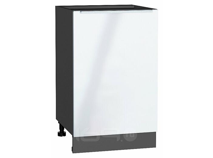 Шкаф нижний с 1-ой дверцей Фьюжн Angel Graphite 816*500*480