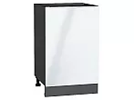 Шкаф нижний с 1-ой дверцей Фьюжн Angel Graphite 816*500*480