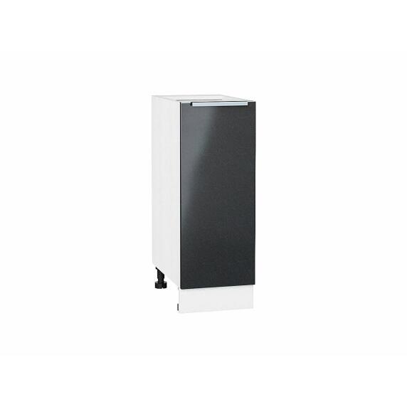 Шкаф нижний с 1-ой дверцей Фьюжн Anthracite Белый 816*300*480