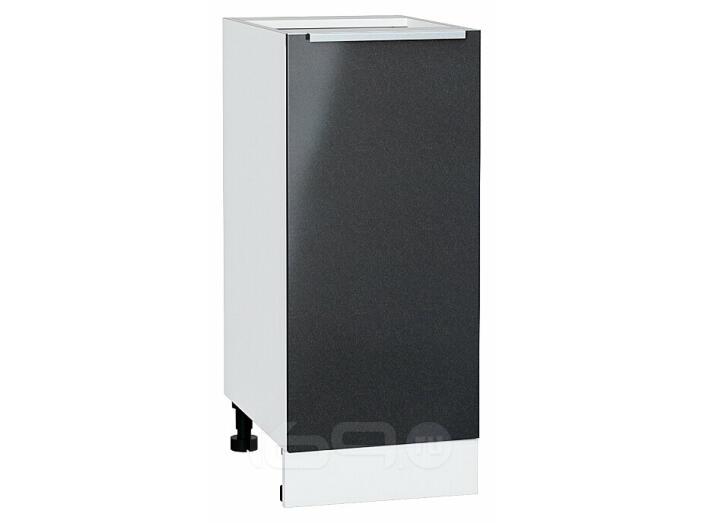Шкаф нижний с 1-ой дверцей Фьюжн Anthracite Белый 816*350*480