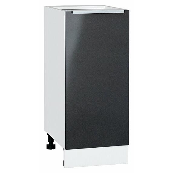 Шкаф нижний с 1-ой дверцей Фьюжн Anthracite Белый 816*350*480