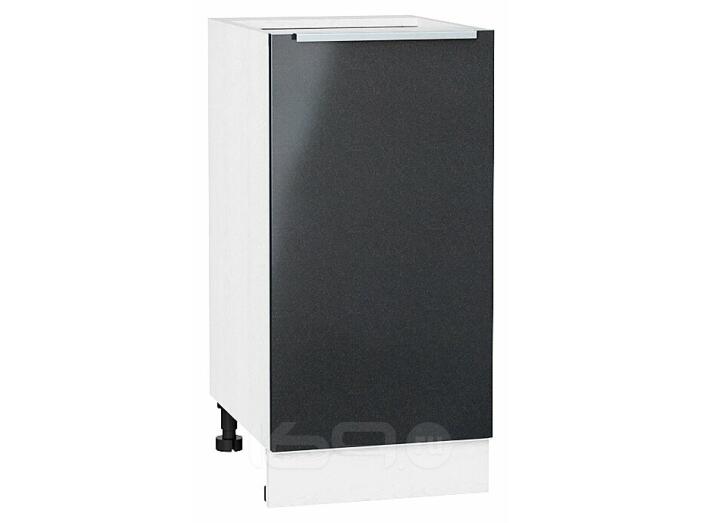 Шкаф нижний с 1-ой дверцей Фьюжн Anthracite Белый 816*400*480