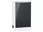 Шкаф нижний с 1-ой дверцей Фьюжн Anthracite Белый 816*450*480