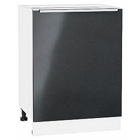 Шкаф нижний с 1-ой дверцей Фьюжн Anthracite Белый 816*600*480