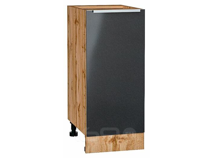 Шкаф нижний с 1-ой дверцей Фьюжн Anthracite Дуб Вотан 816*350*480