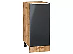 Шкаф нижний с 1-ой дверцей Фьюжн Anthracite Дуб Вотан 816*350*480
