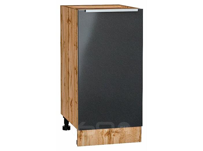 Шкаф нижний с 1-ой дверцей Фьюжн Anthracite Дуб Вотан 816*400*480