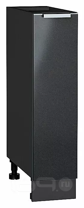 Шкаф нижний с 1-ой дверцей Фьюжн Anthracite Graphite 816*200*480