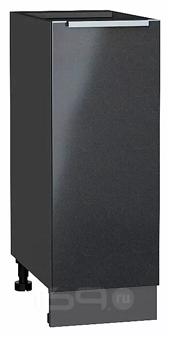 Шкаф нижний с 1-ой дверцей Фьюжн Anthracite Graphite 816*300*480