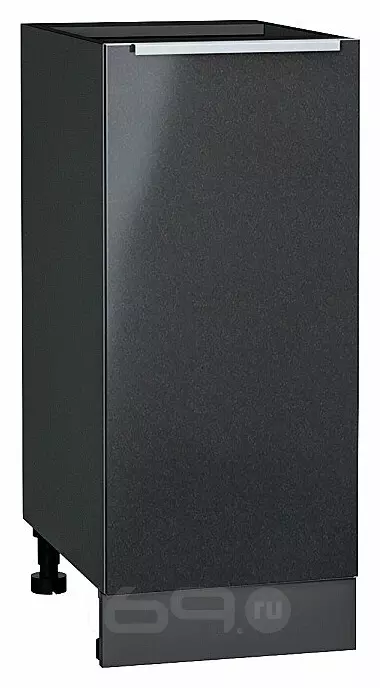 Шкаф нижний с 1-ой дверцей Фьюжн Anthracite Graphite 816*350*480