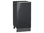 Шкаф нижний с 1-ой дверцей Фьюжн Anthracite Graphite 816*400*480