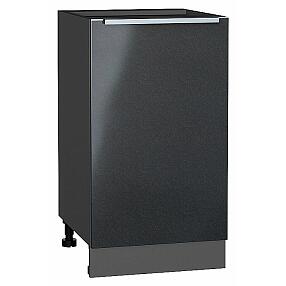 Шкаф нижний с 1-ой дверцей Фьюжн Anthracite Graphite 816*450*480