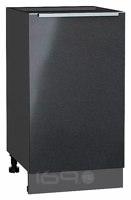 Шкаф нижний с 1-ой дверцей Фьюжн Anthracite Graphite 816*450*480