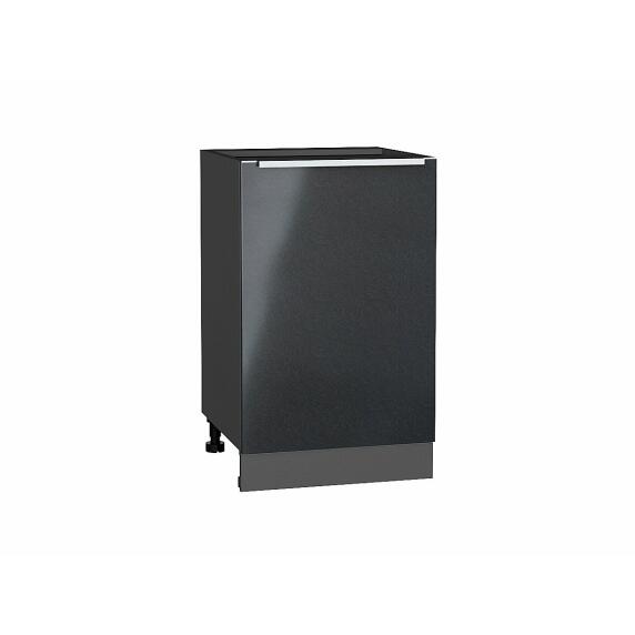 Шкаф нижний с 1-ой дверцей Фьюжн Anthracite Graphite 816*500*480