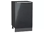 Шкаф нижний с 1-ой дверцей Фьюжн Anthracite Graphite 816*500*480