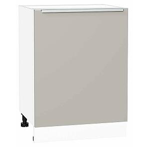 Шкаф нижний с 1-ой дверцей Фьюжн Clay Silk/Белый 816*600*480