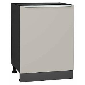 Шкаф нижний с 1-ой дверцей Фьюжн Clay Silk/Graphite 816*600*480