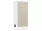 Шкаф нижний с 1-ой дверцей Фьюжн Cream Silk/Белый 816*300*480