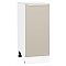 Шкаф нижний с 1-ой дверцей Фьюжн Cream Silk/Белый 816*350*480
