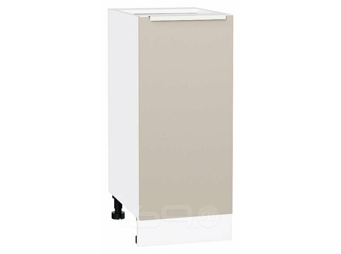 Шкаф нижний с 1-ой дверцей Фьюжн Cream Silk/Белый 816*350*480