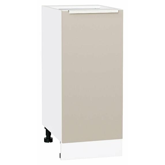 Шкаф нижний с 1-ой дверцей Фьюжн Cream Silk/Белый 816*350*480