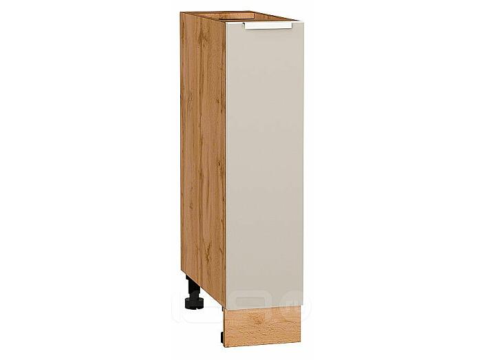 Шкаф нижний с 1-ой дверцей Фьюжн Cream Silk/Дуб Вотан 816*200*480