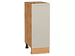 Шкаф нижний с 1-ой дверцей Фьюжн Cream Silk/Дуб Вотан 816*300*480