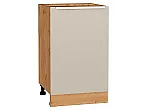 Шкаф нижний с 1-ой дверцей Фьюжн Cream Silk/Дуб Вотан 816*500*480