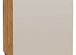 Шкаф нижний с 1-ой дверцей Фьюжн Cream Silk/Дуб Вотан 816*600*480