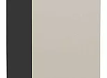 Шкаф нижний с 1-ой дверцей Фьюжн Cream Silk/Graphite 816*300*480