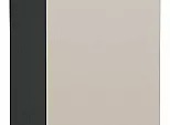 Шкаф нижний с 1-ой дверцей Фьюжн Cream Silk/Graphite 816*350*480