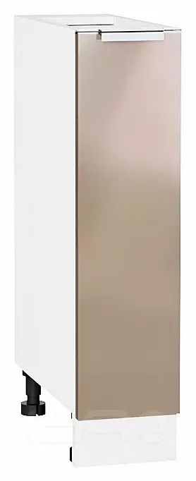 Шкаф нижний с 1-ой дверцей Фьюжн Gallant Белый 816*200*480