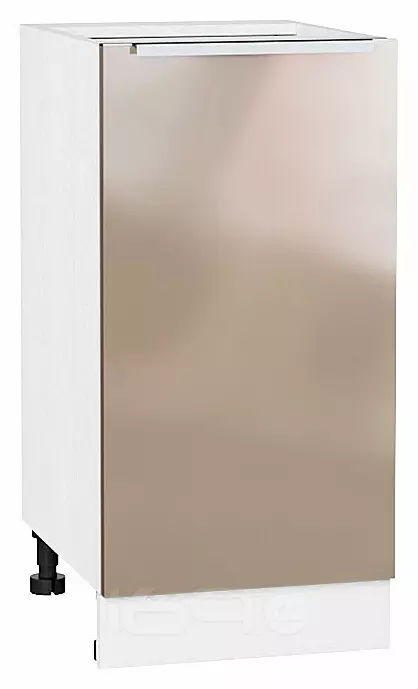 Шкаф нижний с 1-ой дверцей Фьюжн Gallant Белый 816*400*480
