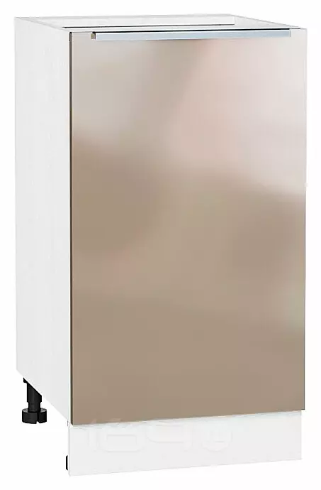 Шкаф нижний с 1-ой дверцей Фьюжн Gallant Белый 816*450*480
