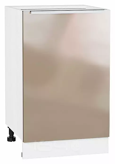 Шкаф нижний с 1-ой дверцей Фьюжн Gallant Белый 816*500*480
