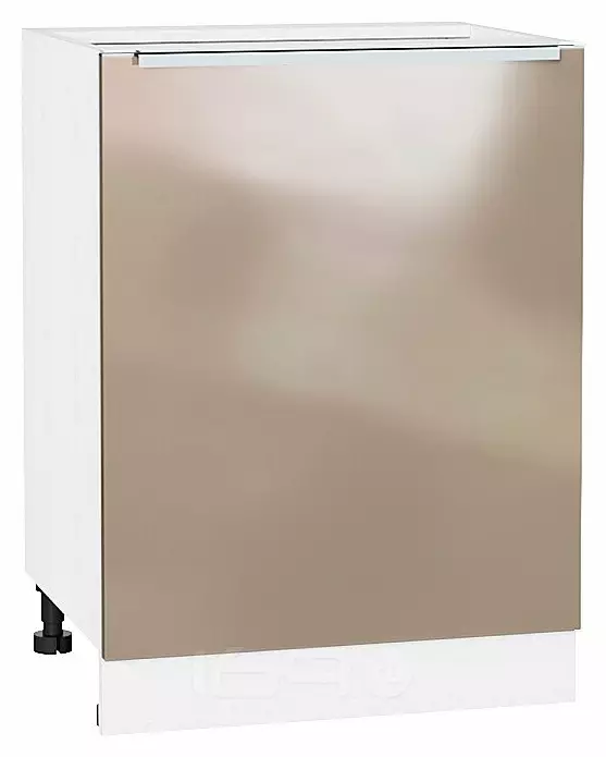 Шкаф нижний с 1-ой дверцей Фьюжн Gallant Белый 816*600*480
