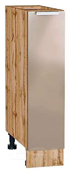 Шкаф нижний с 1-ой дверцей Фьюжн Gallant Дуб Вотан 816*200*480
