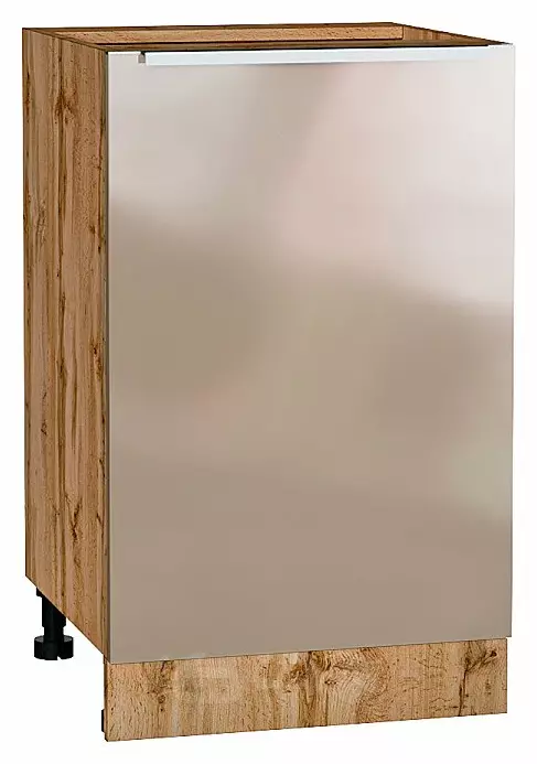 Шкаф нижний с 1-ой дверцей Фьюжн Gallant Дуб Вотан 816*500*480