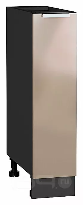 Шкаф нижний с 1-ой дверцей Фьюжн Gallant Graphite 816*200*480