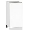 Шкаф нижний с 1-ой дверцей Фьюжн Н 400 Brilliant-Белый