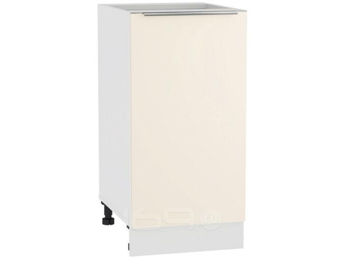 Шкаф нижний с 1-ой дверцей Фьюжн Н 400 Ivory-Белый