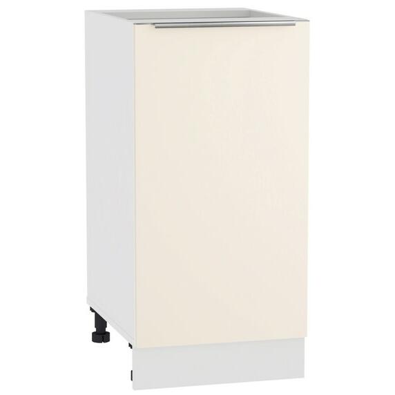 Шкаф нижний с 1-ой дверцей Фьюжн Н 400 Ivory-Белый