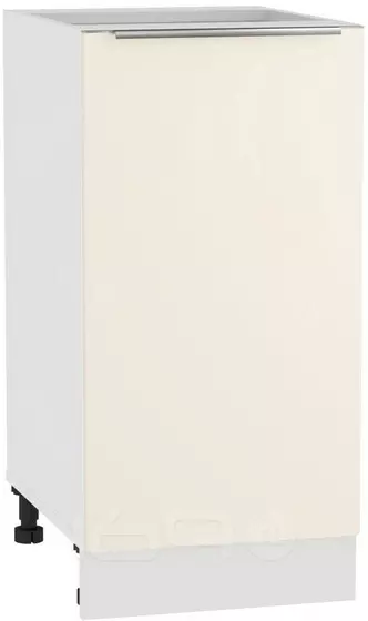 Шкаф нижний с 1-ой дверцей Фьюжн Н 400 Ivory-Белый