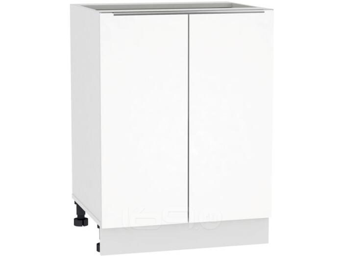 Шкаф нижний с 2-мя дверцами Фьюжн Н 600 Brilliant-Белый