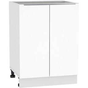 Шкаф нижний с 2-мя дверцами Фьюжн Н 600 Brilliant-Белый