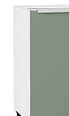 Шкаф нижний с 1-ой дверцей Фьюжн Н 400 Silky Mint-Белый | 40 см