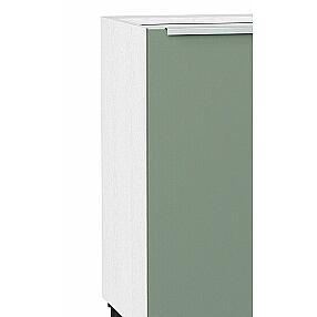 Шкаф нижний с 1-ой дверцей Фьюжн Н 400 Silky Mint-Белый